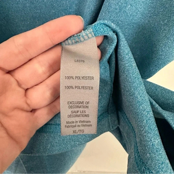 C9 Champion Duo Dry Men's Short Sleeve Blue Polo Size XL GUC - Picture 7 of 8